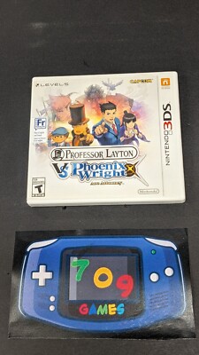 Professor Layton vs. Phoenix Wright Ace Attorney (Nintendo 3DS, 2014) DS