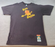 Stall & Dean Rucker Vintage Brown Sun Devils T Shirt Mens XL Embroidered #55 Tee