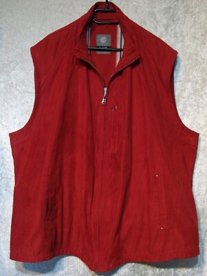 BUGATTI  ROT  EDLE FEINE WESTE JACKE Gr.  5XL  66/68 51/52