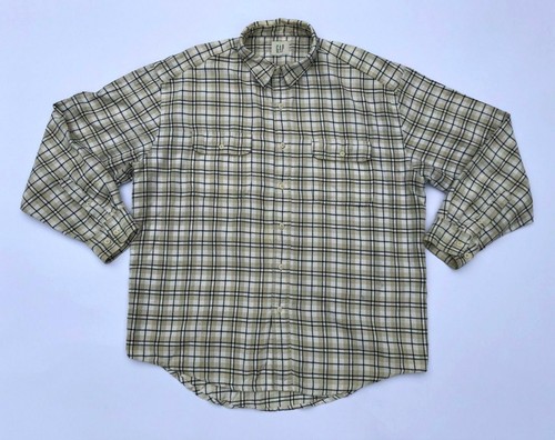 Vintage Plaid Long Sleeve Button Down 