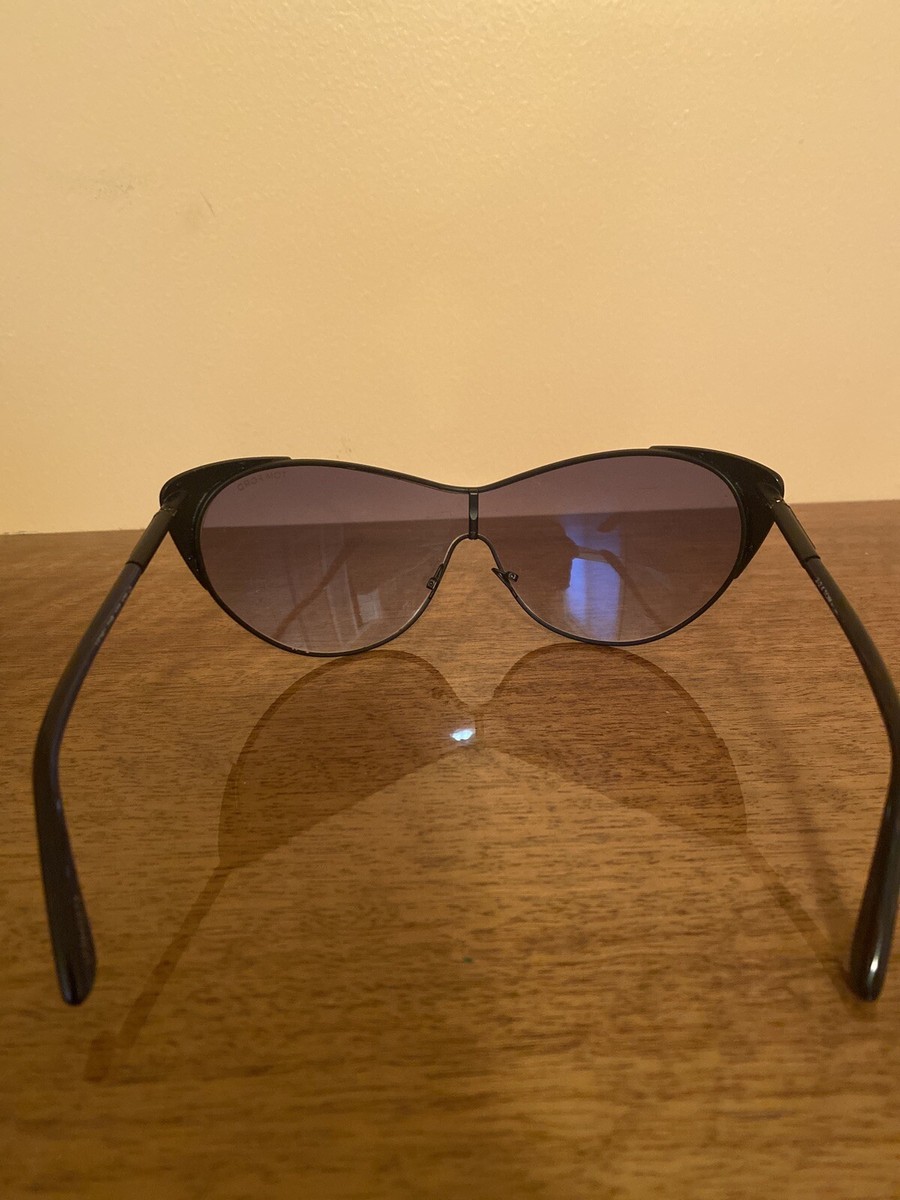 NWT Tom Ford Vanda Purple Cat Eye Sunglasses TOM FORD Vanda TF0364-80Z Gunmetal & Purple Cat eye shield  main image 4