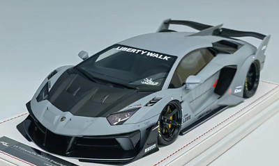 1/18 Ivy Models Lamborghini Aventador GT EVO Liberty fighter Gray  Leather