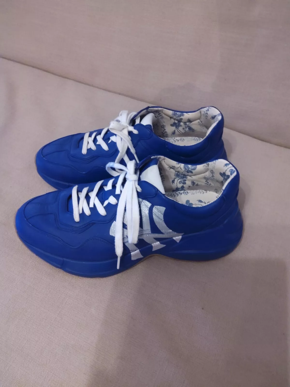Baskets Gucci Rhyton X NewYorkYankees taille 40