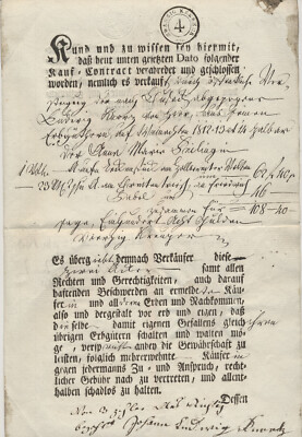 ASBACH  AßBACH  Herzogsthum Nassau 1812  Urkunde  Brief  Dokument 20 Kreuzer (D4