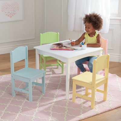kidkraft pastel table and chairs