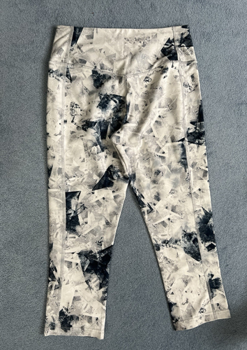 Original Nike Capri Leggings "Marmor-Muster" S 38-40 blau grau weiß Superstretch - Bild 5 von 7