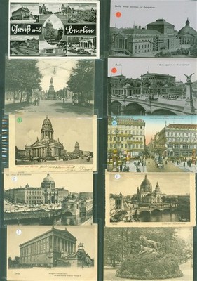 13828600 - 1000 Berlin Mitte Lot with 20 Postcards Pre 1945 Points on the