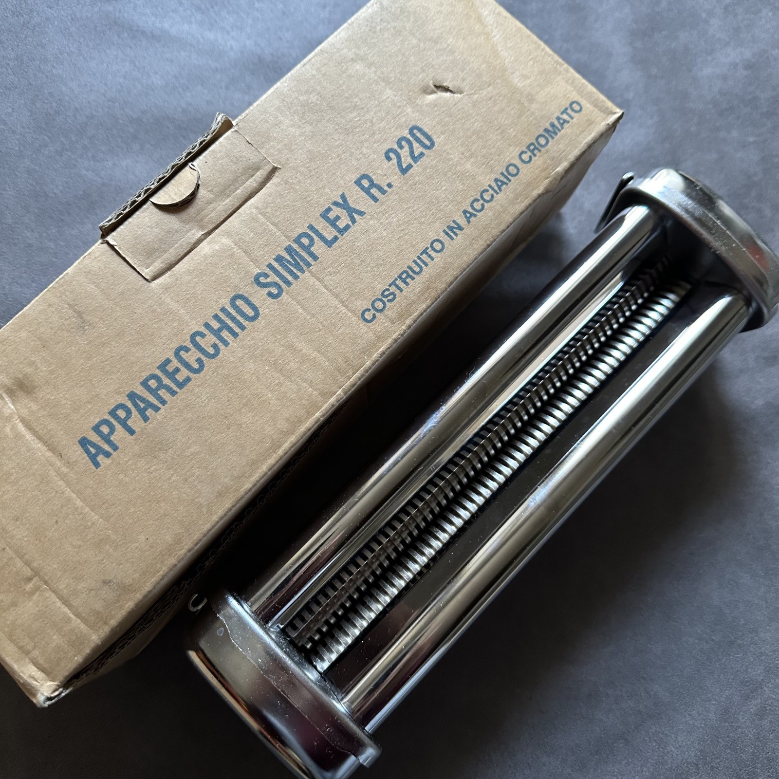 AS NEW IMPERIA RESTAURANT R220 2MM SPAGHETTI MAKER ATTACHMENT MADE IN ITALY