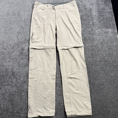 #ad Columbia Omni Shield Convertible Pants To Shorts Women’s Size 10 Beige Nylon $19.99