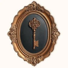 Antique Wall Decor - Victorian Vintage Wall Sculpture, Oval Ornate Pediments ...