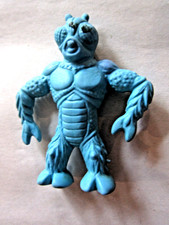 Cool Vintage 1980's Diener Blue Alien Creature Monster Pencil Eraser Unused