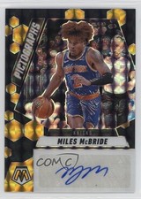 2024-25 Mosaic Pictographs Choice Black Gold Prizm 8/8 Miles McBride Auto 14mf