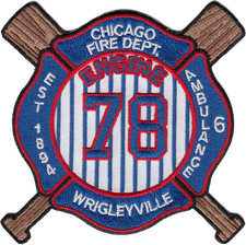 CHICAGO FIRE DEPARTMENT HOUSE PATCH: Engine 7...