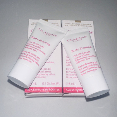 2Clarins Extra-Firming Body Firming Gel Targeted Areas Sample Size 0.2 oz