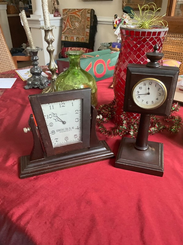 ANSONIA & NEW HAVEN DESK CLOCKS MID 20C 8 DAY AND 30HR WORKING