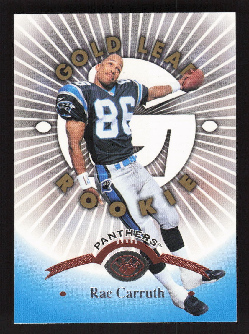 Rae Carruth 1997 Leaf #159 Rookie Carolina Panthers