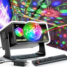 Party Lights Dj Disco Ball Light Strobe LED Stage Lighting Sound Activated YU...