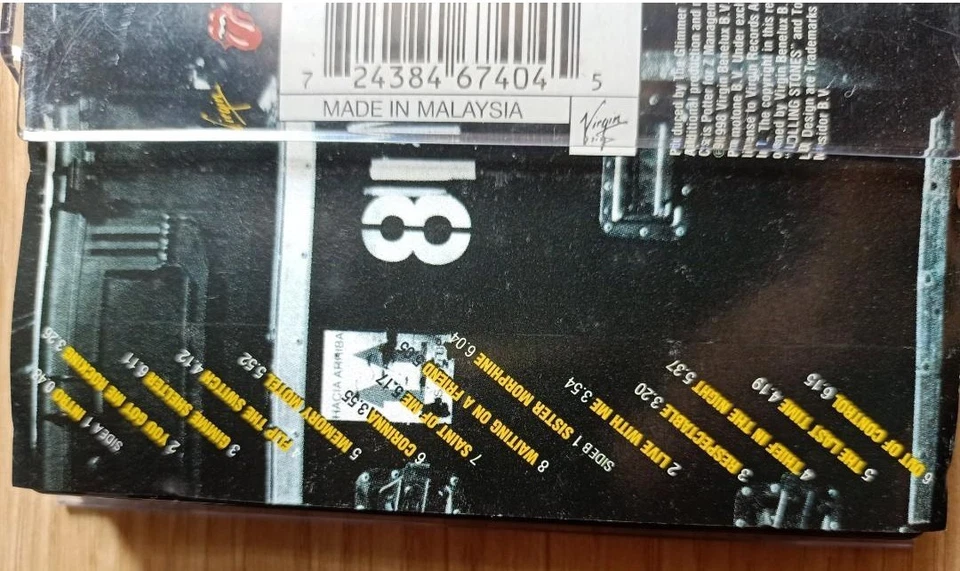 Rolling Stones : No Security ( Cassette Tape ) - Image 3 of 4