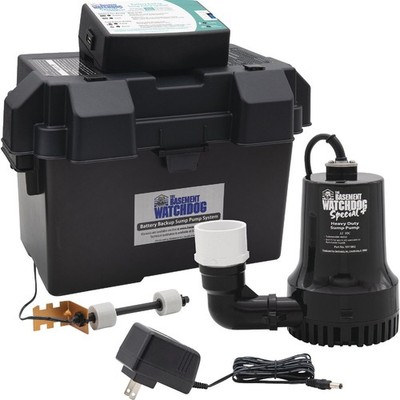 The Basement Watchdog Special Backup Sump Pump BWSP Basement Watchdog BWSP