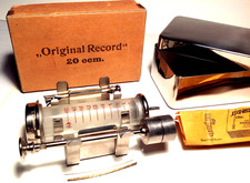 SIRINGA "ORIGINAL RECORD" 20ccm VETRO METALLO  Scatola+ confezione coeva VINTAGE