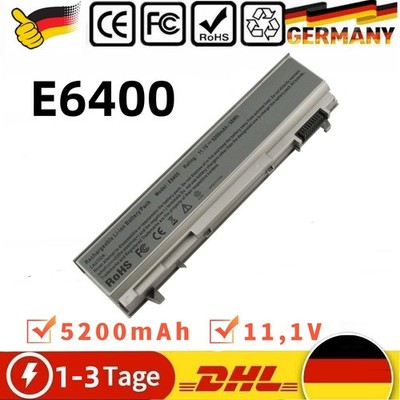 E6400 Akku Für Dell Latitude E6410 E6500 E6510 PT434 W1193 4M529 NM632 KY265