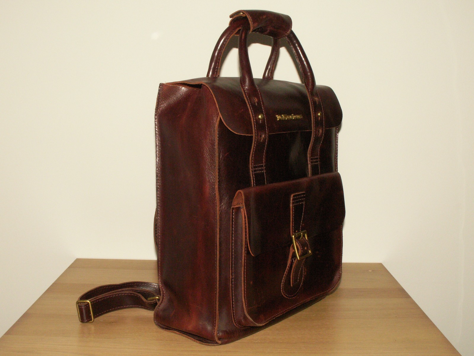 Dr. Martens charro brando zaino in pelle zaino borsa 15"x12" (23a)