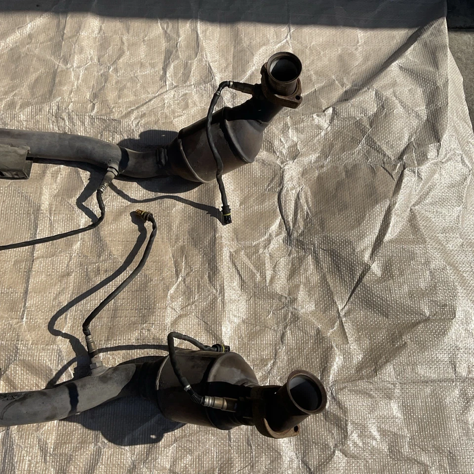 梅赛德斯 W219 CLS550 E550 发动机左右排气管 2 件套原始设备制造商 — 第 2/4 张图片