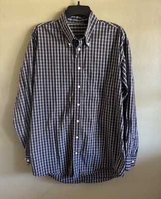 VTG 90s Burberry Men s Classic Button Down Shirt.made USA.L/XL