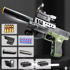 Toy Pistol Soft Bullet Gun Shell Ejecting Manual Foam Blaster Style