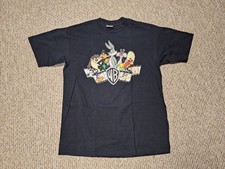 Vintage 90s Looney Tunes Cartoon Tv Movie Retro Shirt Taz Daffy Bugs Warner Bros