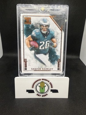 SAQUAN BARKLEY 2025 PANINI IMPECCABLE BRONZE SP /25
