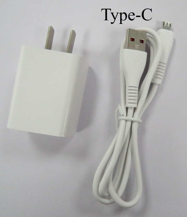Data cable+charging head For Android Device Charging Cable Cord Type C Charger 