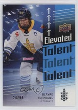 2024-25 Upper Deck PWHL Elevated Talent Blue 24/99 Blayre Turnbull #ET-17 0be5