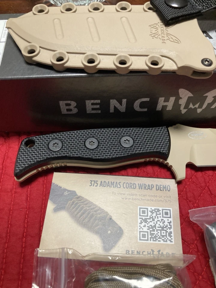 Подлинный Benchmade Adamas 375SN с ручками G10 на заказ! Настоящий аукцион - Изображение 4 из 4