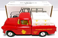 Ertl Washington Apples 3 1955 Chevrolet Cameo Pickup Truck Bank B378 1:25 MIB
