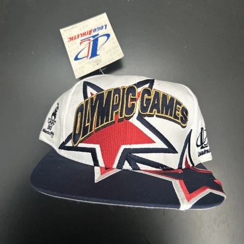 VTG Logo Athletic 1996 Atlanta Olympics Team USA SnapBack Adult Hat NWT Twill image 14