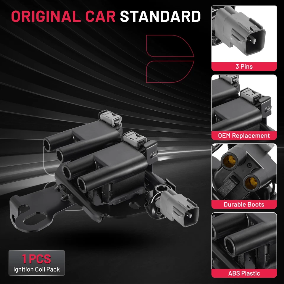 1X Bobina de encendido de calidad UF419 para Kia Sportage 2005-2007 2,0 L L L4 Foto 2 de 4