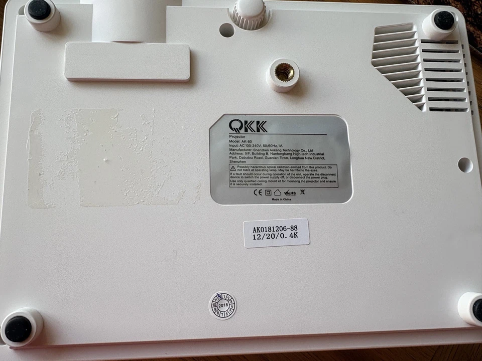 QKK AK-80 Projector with Carry Bag - Image 2 of 4