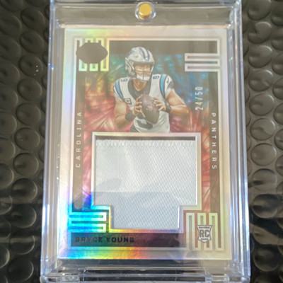 Panini 2023 Illusions Instant Impact Bryce Young II-BYG Black /50 RC MEM