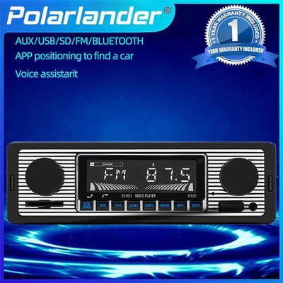 Bluetooth 5.0 Hands Free Calling Smart Find My Car USB SD Card Car MP3 Player