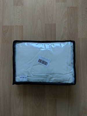 Plüsch Spannbettlaken Matratzenbezug Bettlaken 100x200x30cm weiß Boxspringbett