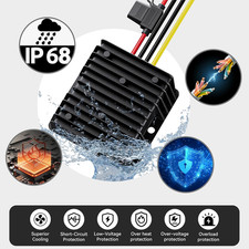 36V 48V to 12V 20A Step down Converter-Golf Cart Voltage Reducer Fuse Converter