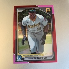 2024 BOWMAN TONY BLANCO JR. FUCHSIA CHROME REFRACTOR /199 BCP-132 PIRATES
