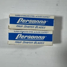 Vintage Persona Hair Shaper Blades NEW IN BOX 5 blades per box Lot of 2 boxes