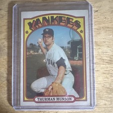 Topps 1972 Thurman Munson #441 New York Yankees Baseball Card Base Set