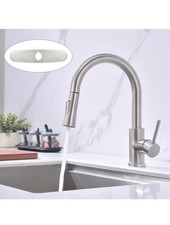 Best Kitchen Faucet with Pull Down Sprayer KF1-BN Stainless Steel High Brushed