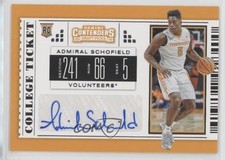 2019-20 Panini Contenders Draft Picks College Ticket Admiral Schofield Auto 00hy