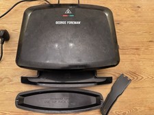 George Foreman Medium Removable Plates Grill 24330 Black