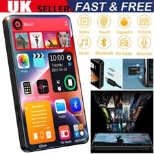 4 inch Bluetooth 5.0 MP4 MP3 Player Full Touch Screen HiFi Music Player FM Radio