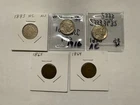 Buffalo Nickels 1916 1937 & 1883 AU & 2 Indian Head 1864 65